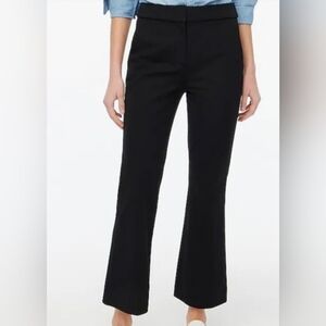 j.crew Women's Black Chino Flared Pants Plus Size Size 14